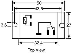 Relay 30A 12VDC SPDT Tag Connection S4211