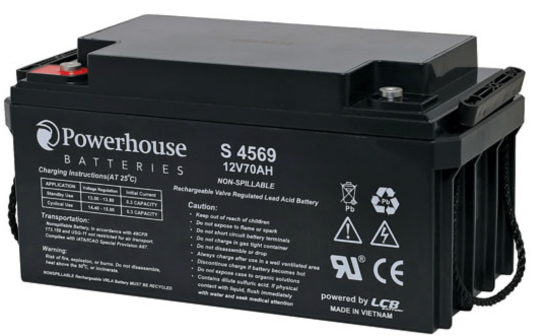 Battery 12V 70Ah Sealed Lead Acid (SLA) Battery M6/F8 S4569