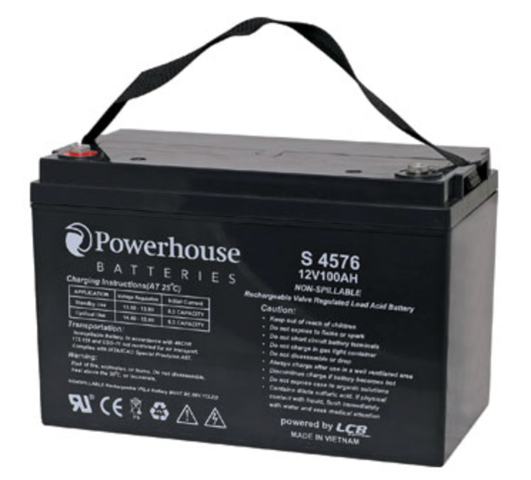 Battery 12V 100Ah Sealed Lead Acid (SLA) Battery M8/F17 S4576