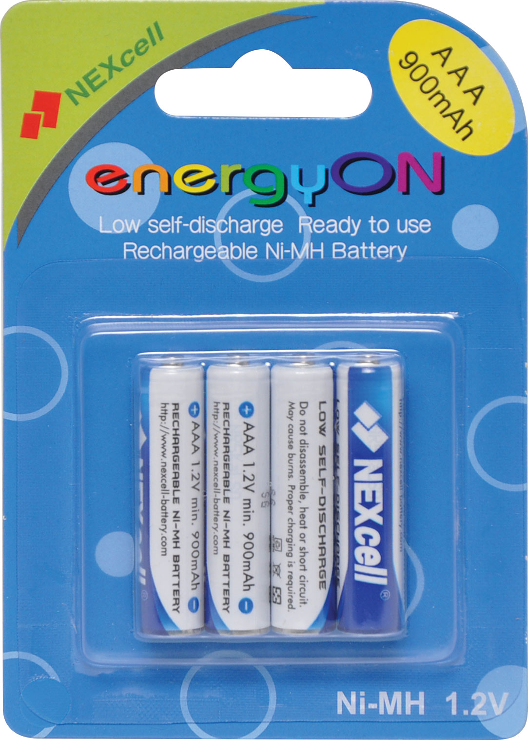 Battery Rechargeable AAA Low Discharge NiMH 4pk S4704B