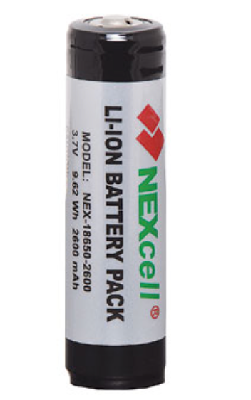 Battery Rechargeable 18650 2600mAh Li-Ion Protected S4738