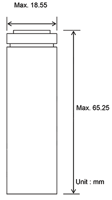 Battery Rechargeable 18650 3.5A Li-Ion S4739A