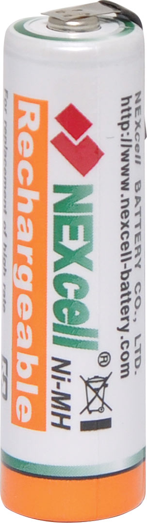Battery AA 2400mA NiMH Rechargeable Solder Tag S4752