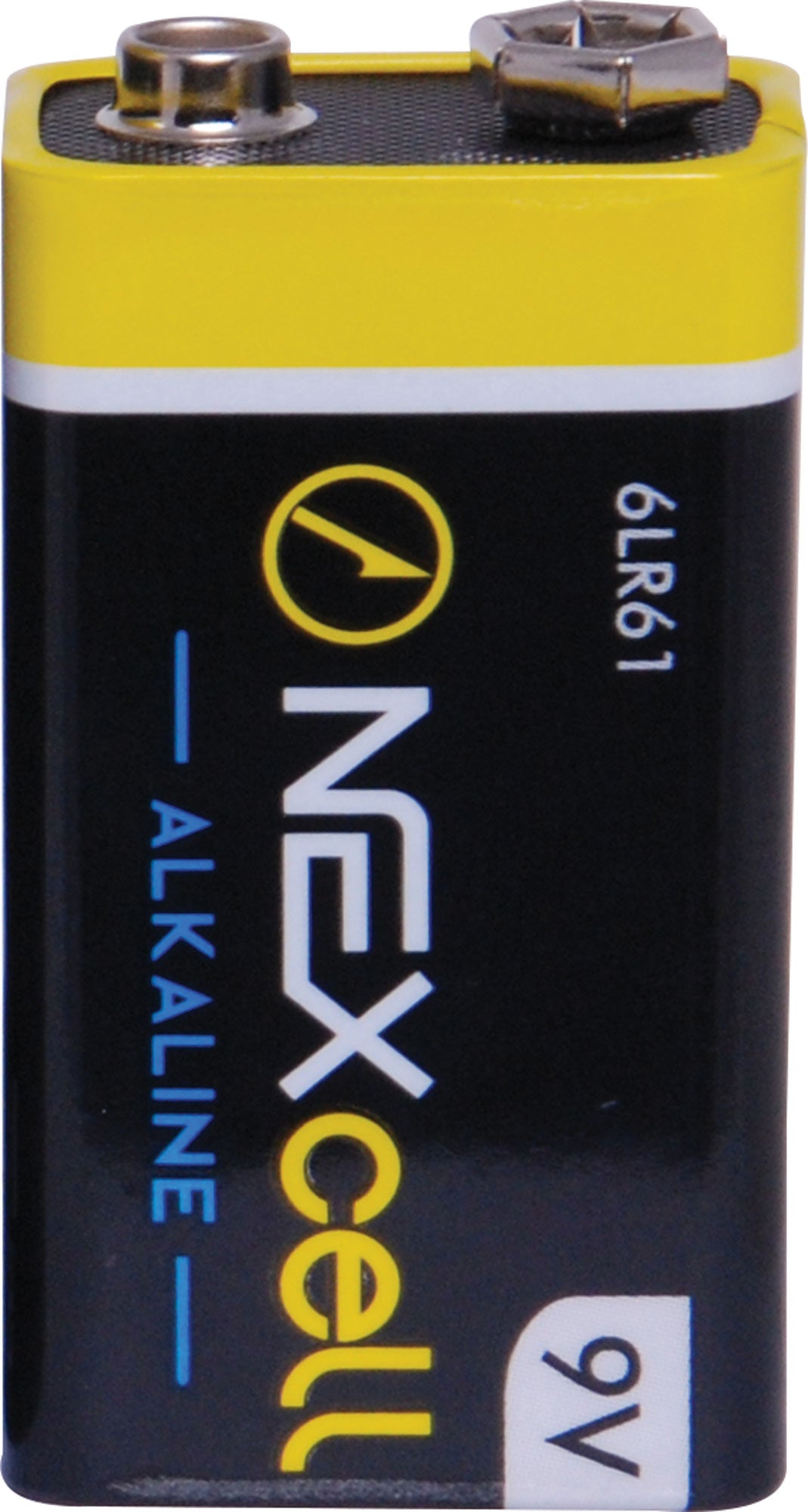 Battery 9V Nexcell Alkaline Mercury Free 10 Pack S4870B