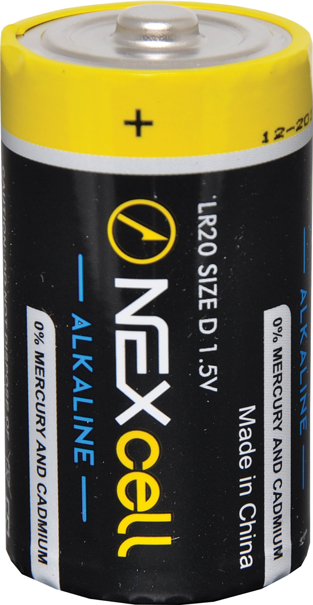 Battery D Nexcell Mercury Free Alkaline Battery 2pk S4965B