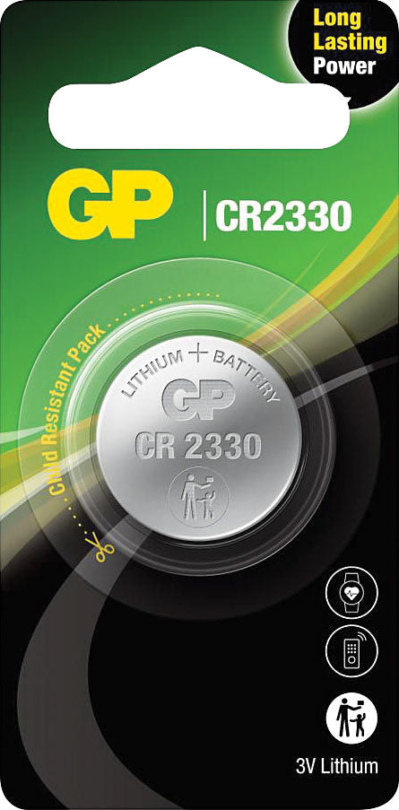 Battery Button Cell 3V CR2330 Lithium S4985GP