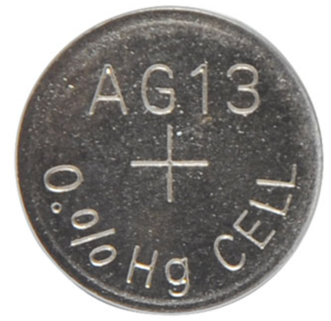 Battery Button Cell 1.5V A76 / LR44 Alkaline S5014B