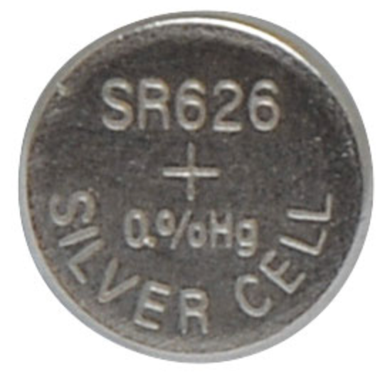 Battery Button Cell 1.55V GP377 / SR66 / SR626SW Silver Oxide S5019B