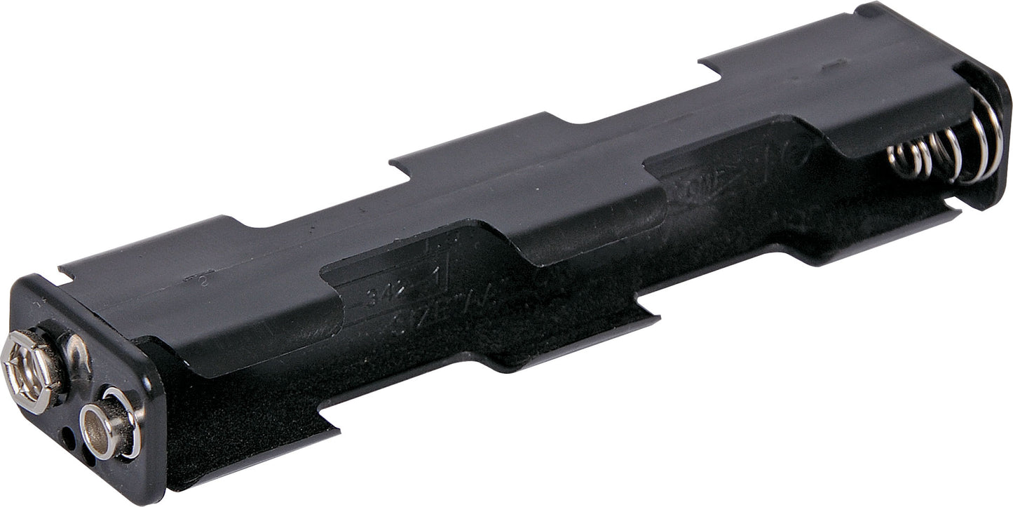 Battery Clips & Holders 4 X AA Long Battery Holder S5028