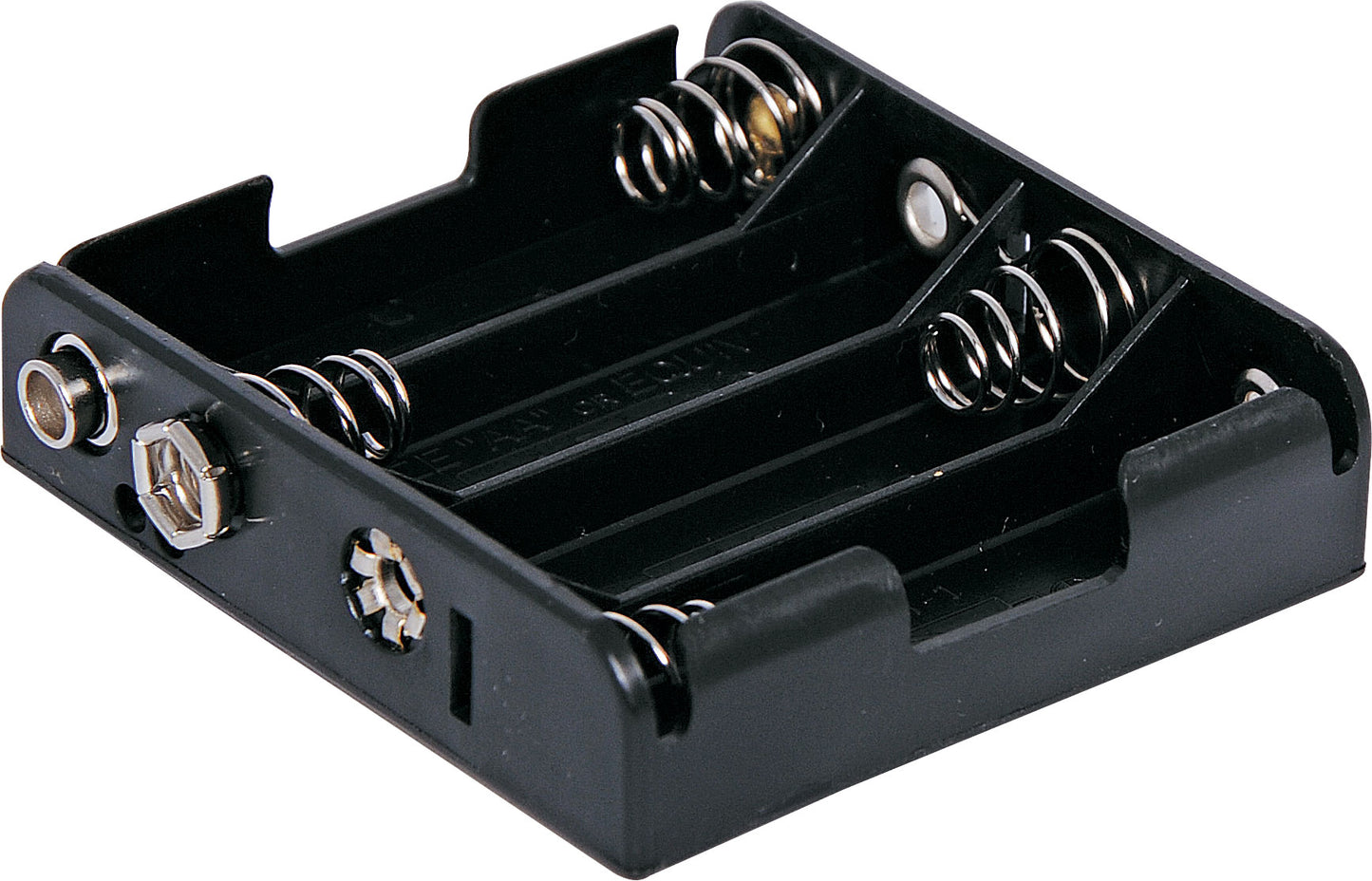 Battery Clips & Holders 4 X AA Flat Battery Holder S5030