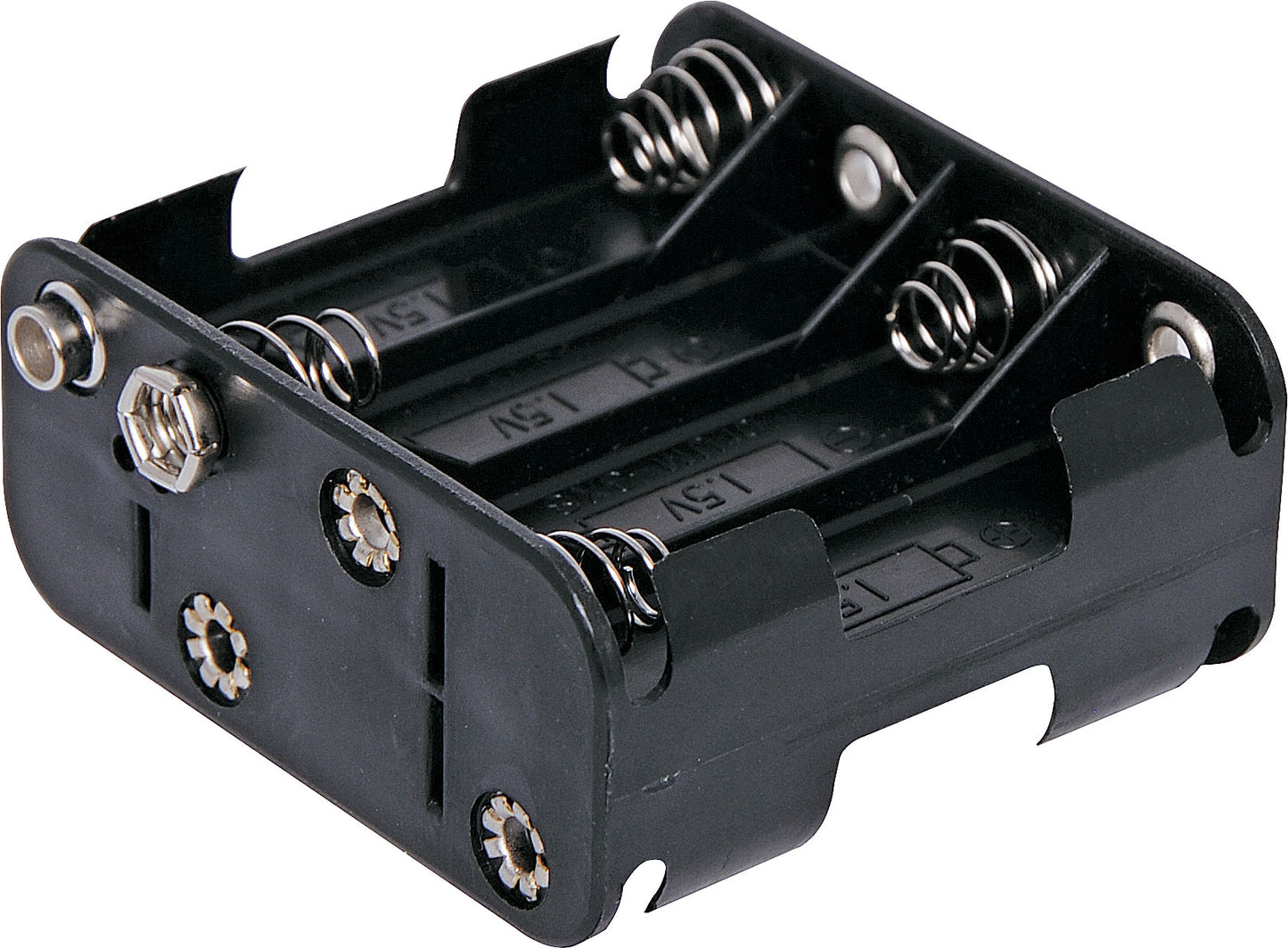 Battery Clips & Holders 8 X AA Square Battery Holder S5034