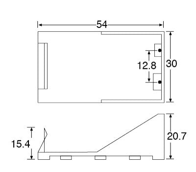 Battery Clips & Holders 9V PCB Mount Battery Holder S5048