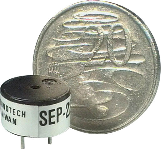 Sirens & Buzzer 3-15V Mini Piezo High Output Sealed PCB Mount S6105