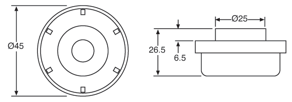 Buzzer 3-28V Continuous Tone Piezo Chassis Mount Alarm Siren S6116