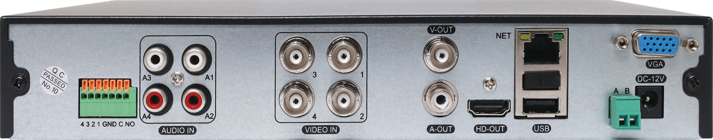 Digital Video Recorder 4 Channel AHD 8MP/IP/CVI/TVI Hybrid S9344P