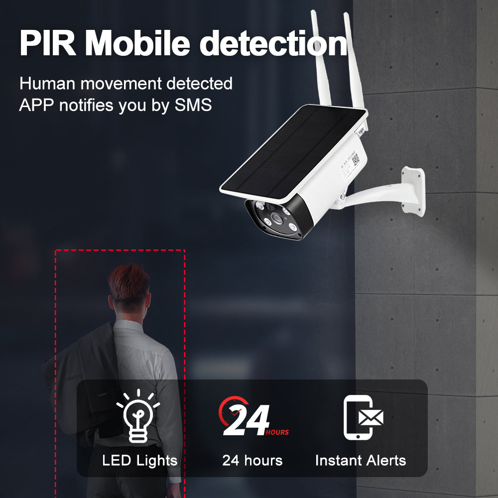 Security Camera Low Power Solar Outdoor Wi-Fi Tuya Smart Camera S9845B