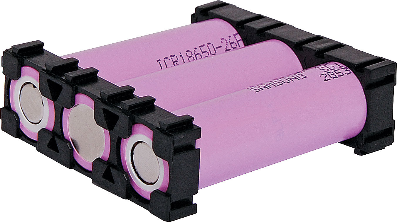 Battery Clips & Holders Triple 18650 Interlocking Rectangle Battery Holder SA5038