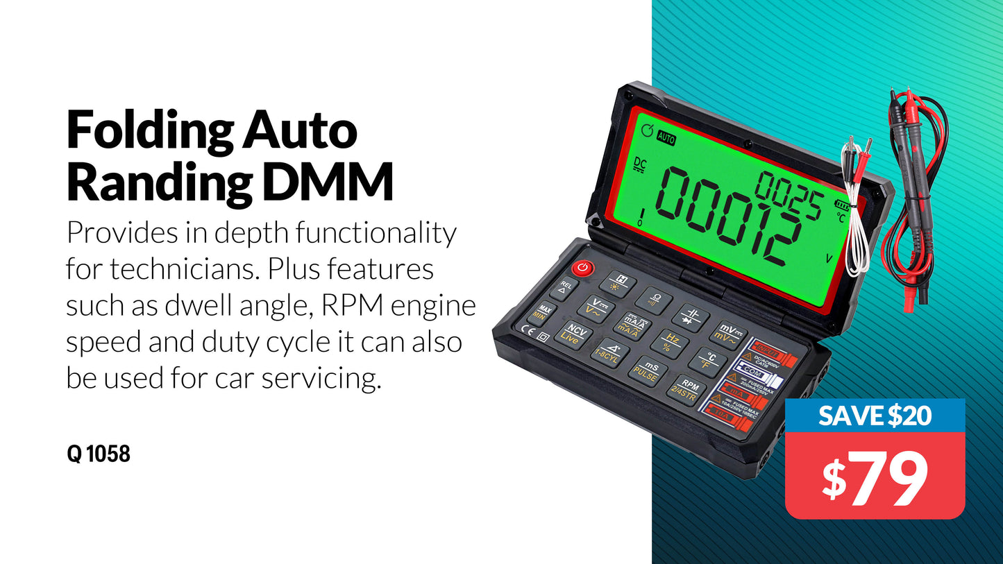 Multimeters Autoranging Folding Digital Multimeter Q1058