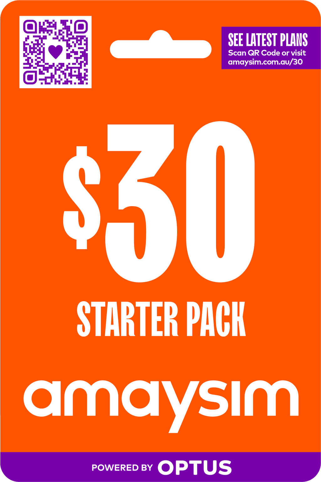 Amaysim 30 Starter Pack SP004 0121 amaysim-30-starter-pack-sp004-0121