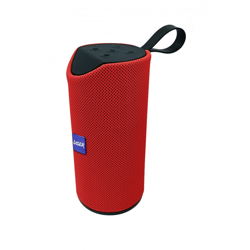 LASER Portable Bluetooth Speaker Splashproof Red SPK-BTCLD-RED