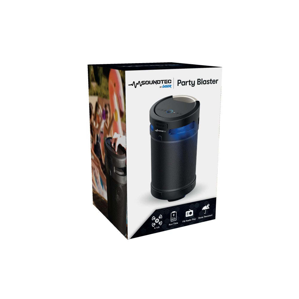Laser SoundTec Portable 4.1 CH Bluetooth USB FM Soundblaster SPK-ST20-125