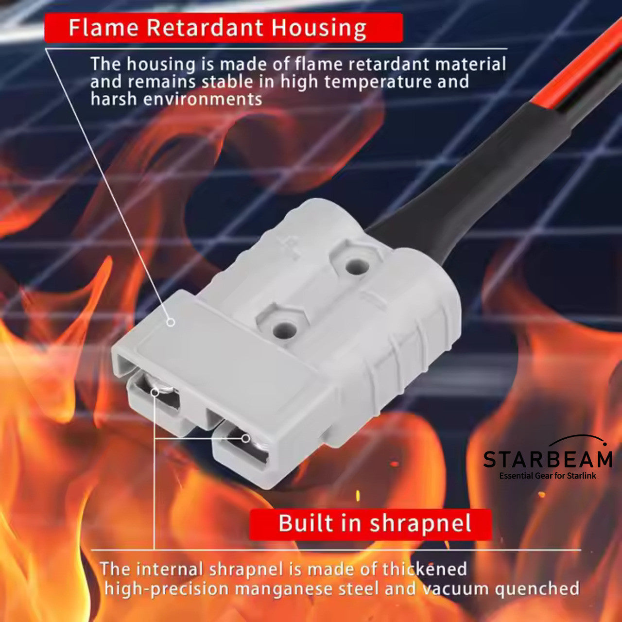 Starbeam Starlink Mini 3m DC Power Cable To Anderson Plug SAT-SB-00091