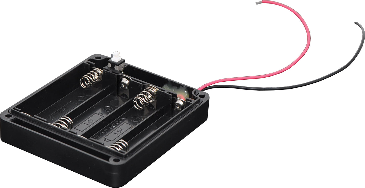 Battery Clips & Holders 4 X AA Waterproof IP65 Battery Holder SW5043