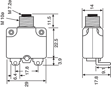 Circuit Breaker Waterproof 15A SX5500