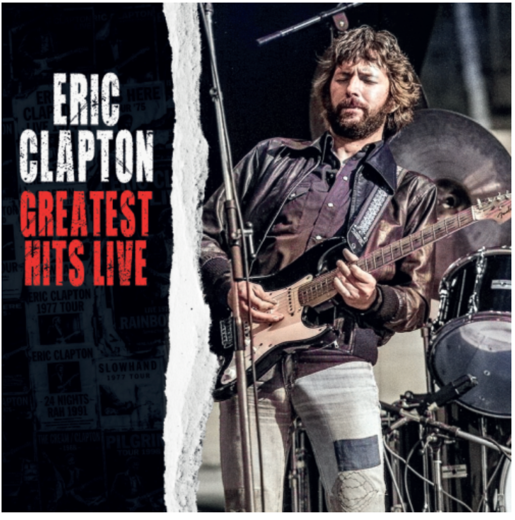 LP 12in Eric Clapton Greatest Hits Live ILV035