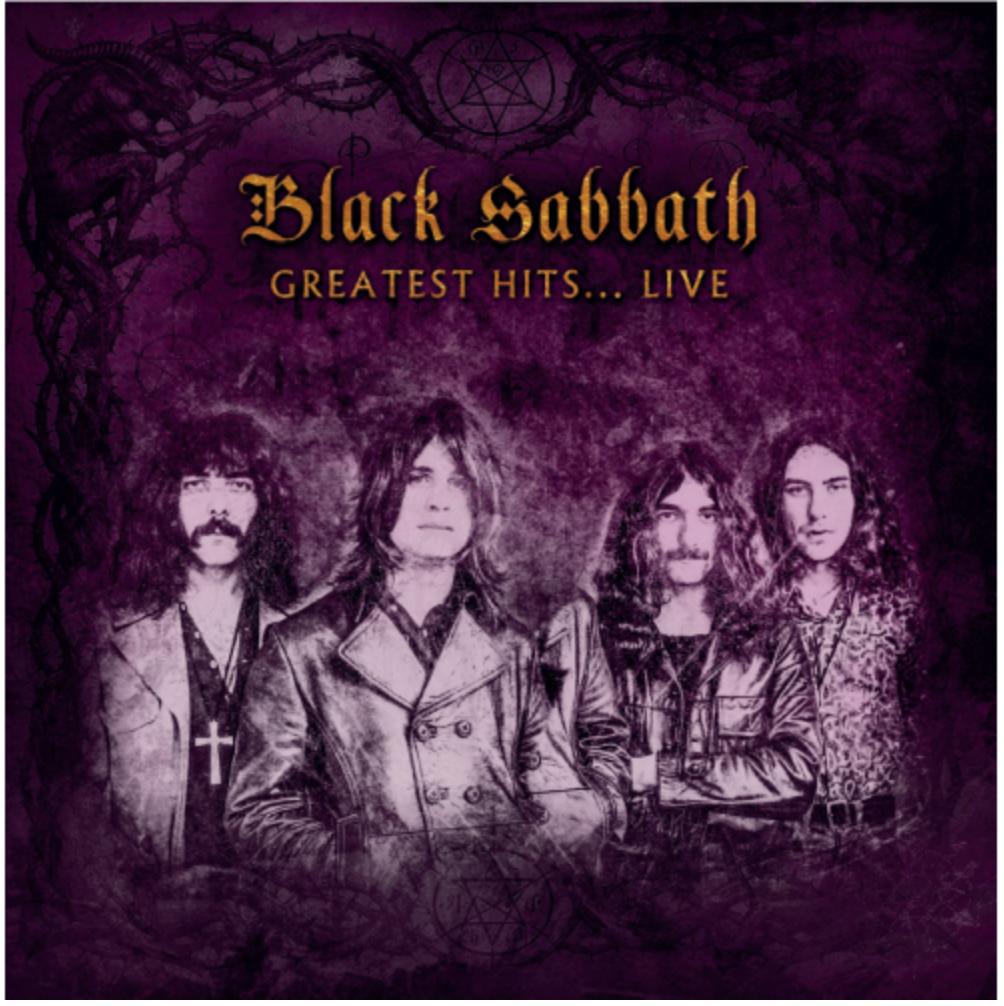 LP 12in Black Sabbath Greatest Hits Live ILV027