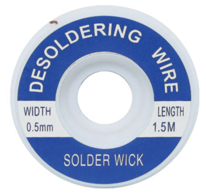 Solder & Desoldering Braid 0.5mm 1.5m Solder Wick Desoldering Braid T1201A