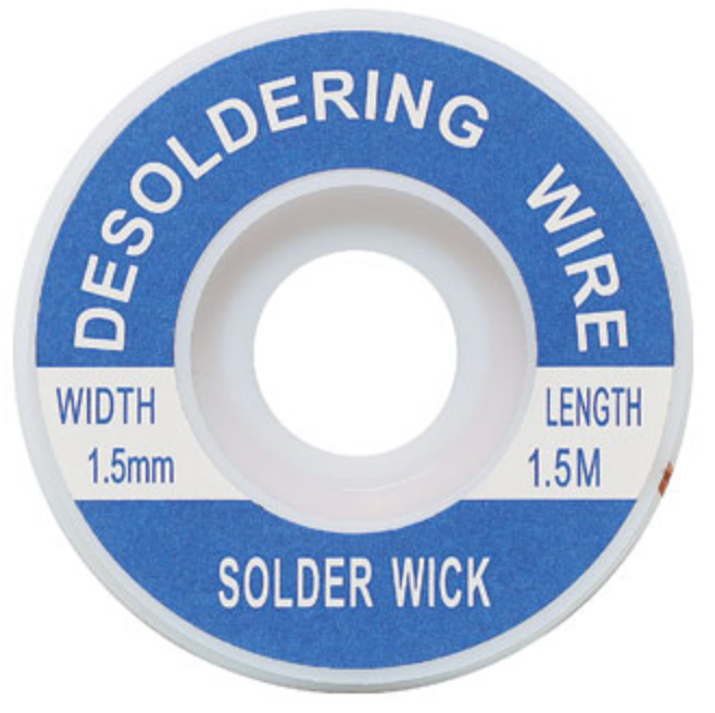 Solder & Desoldering Braid 1.5mm 1.5m Solder Wick Desoldering Braid T1204A