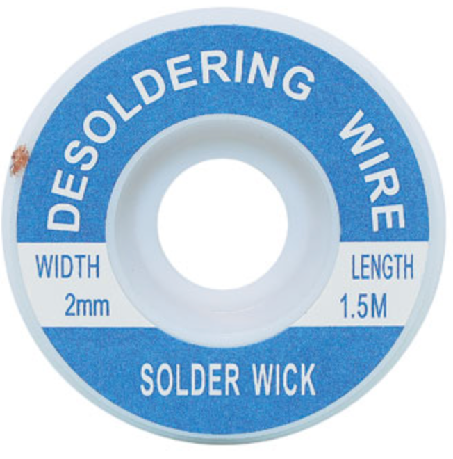 Solder & Desoldering Braid 2mm 1.5m Solder Wick Desoldering Braid T1205A