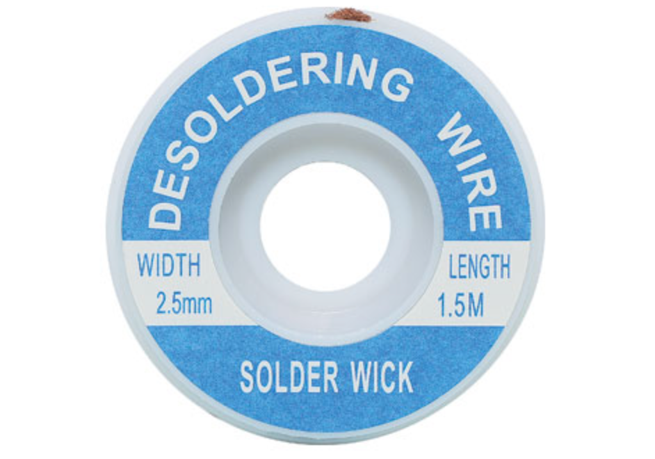 Solder & Desoldering Braid 2.5mm 1.5m Solder Wick Desoldering Braid T1206A