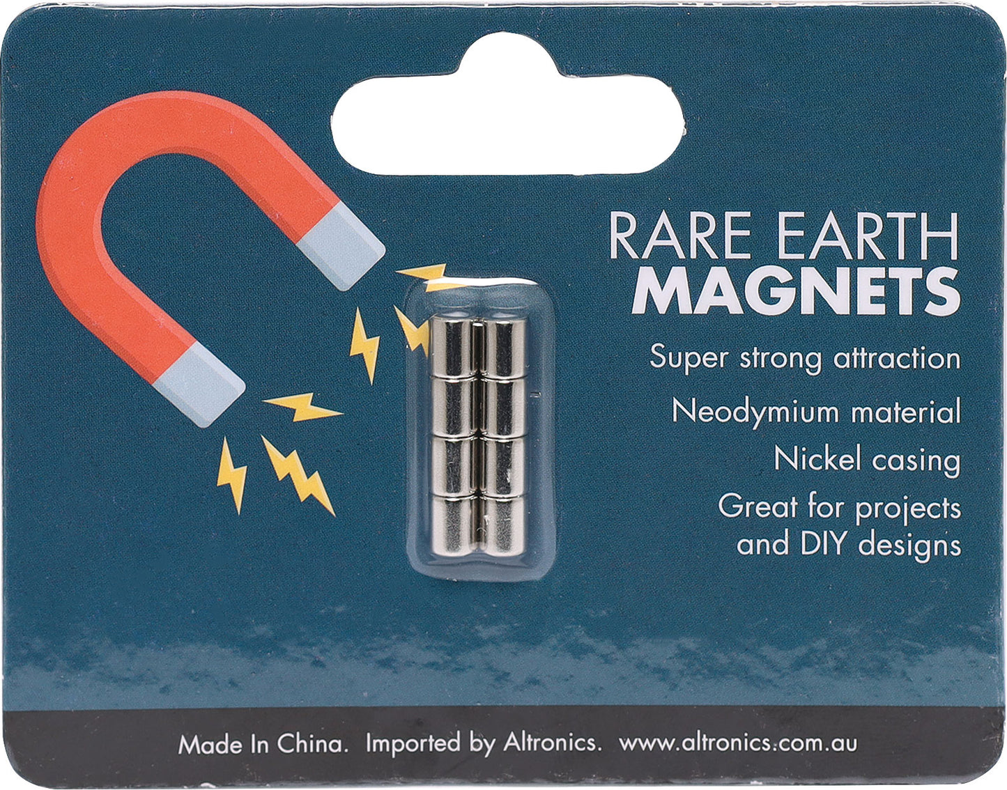 Magnets 5 X 6mm Rare Earth Magnet Pk8 T1467