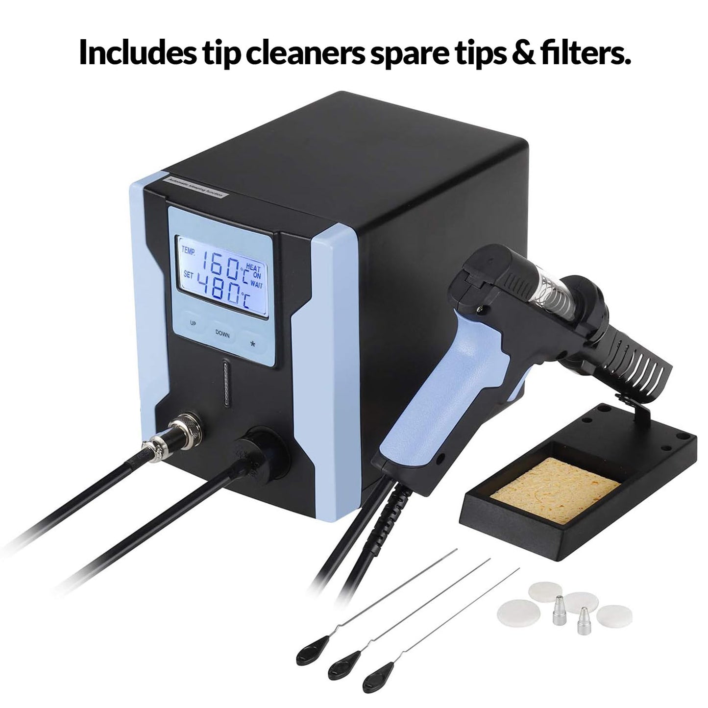 Soldering Iron Temperature Controlled 90W Vacuum Desoldering Station T2065