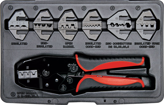 Crimptool Ratchet Multi-Connector Universal Kit T2177