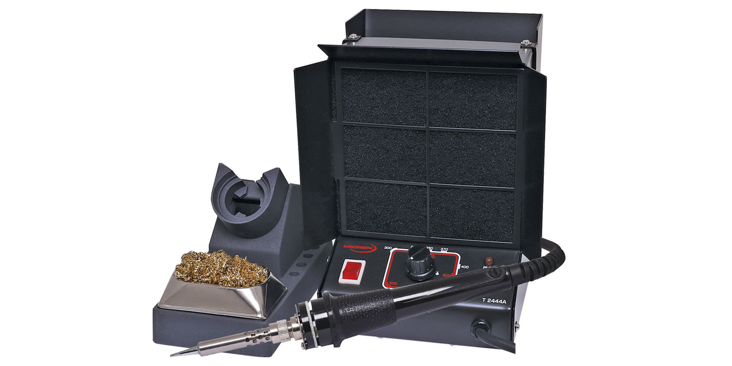 Soldering Iron 60W + Fume Extractor 240V - Metal T2444A