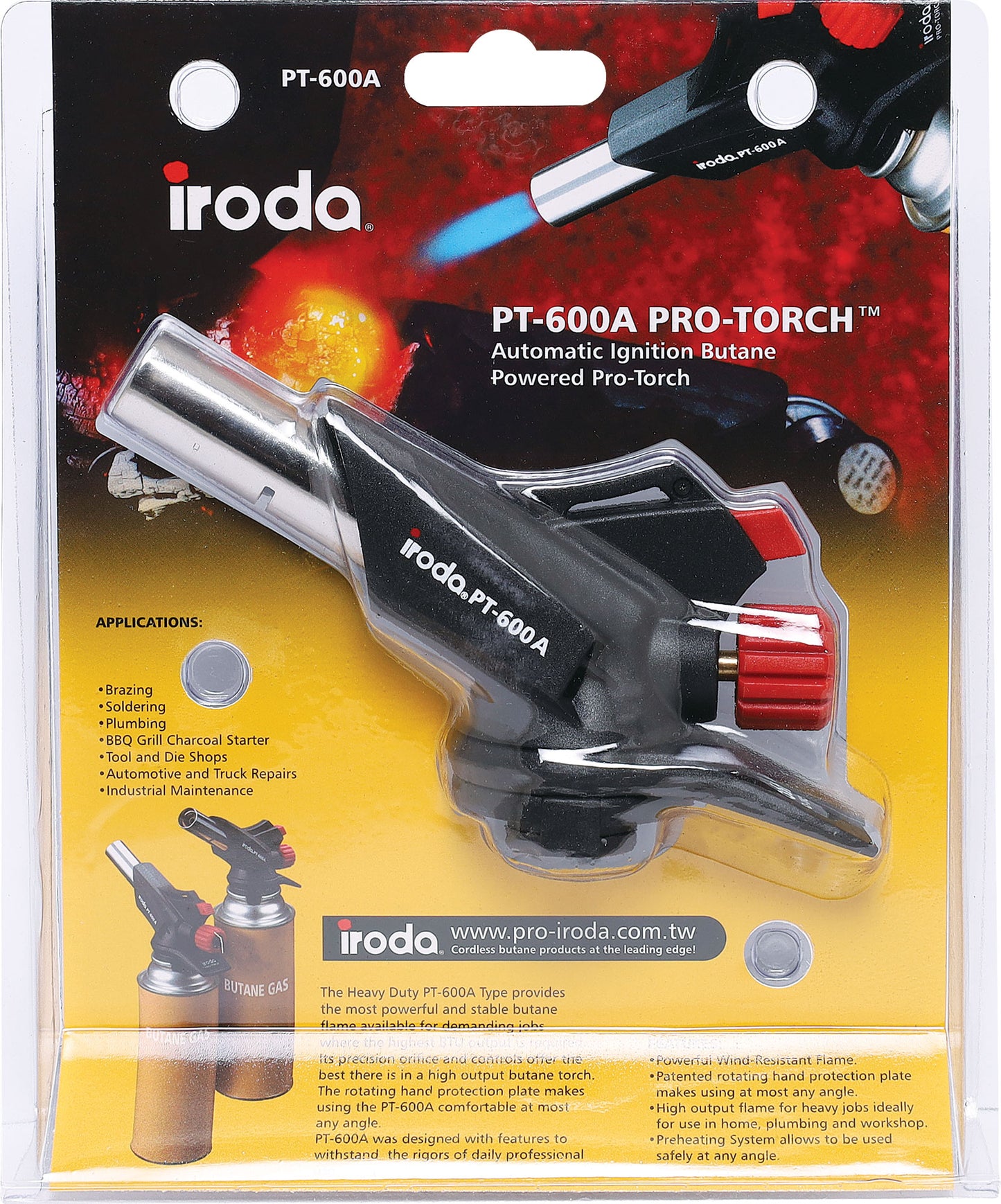 Pro-Torch Gas Blow Torch PT-600A Head Butane T2497