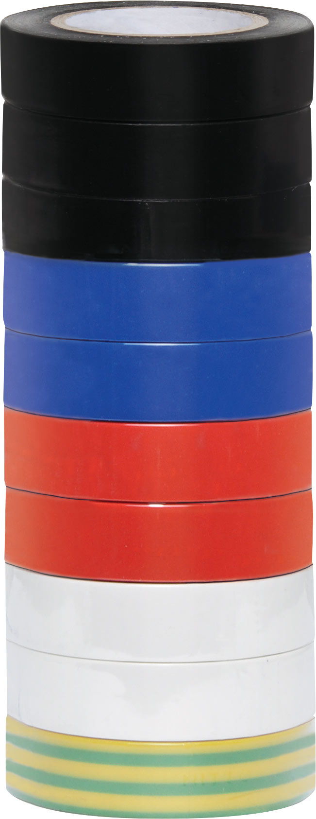 Tape & Adhesives Nitto Insulation Tape 18mmx20m 10pk Rainbow T2990