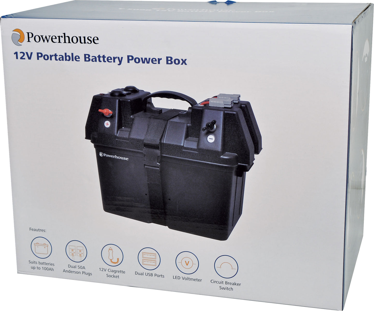 Battery Box Portable Power 12V T5098