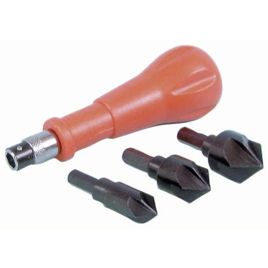 Tool Countersink Set Handle & 3 Bits 4 Piece TD2027