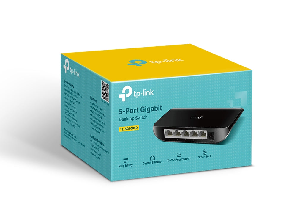 TP-Link 5-Port Gigabit Desktop Switch NWTL-SG1005D