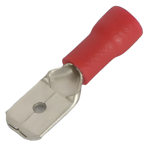 Crimps & Lugs Qc Crimp 6.4mm Spade Male Red Pk10 TM21251