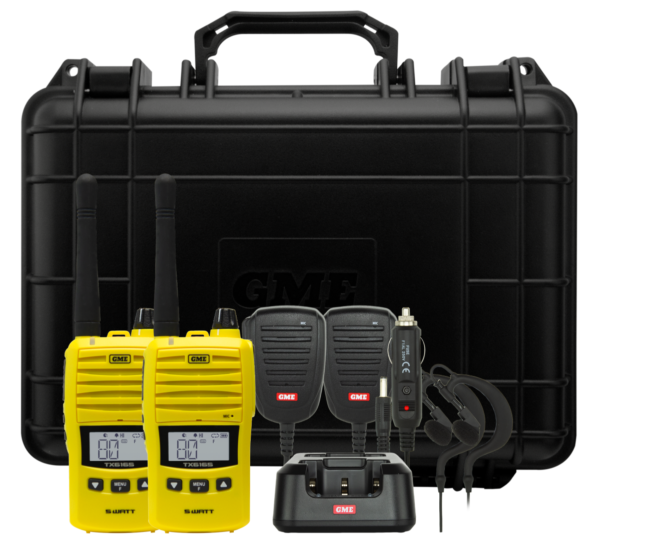 GME UHF 5W Handheld Tradie Pack TX6165YTP