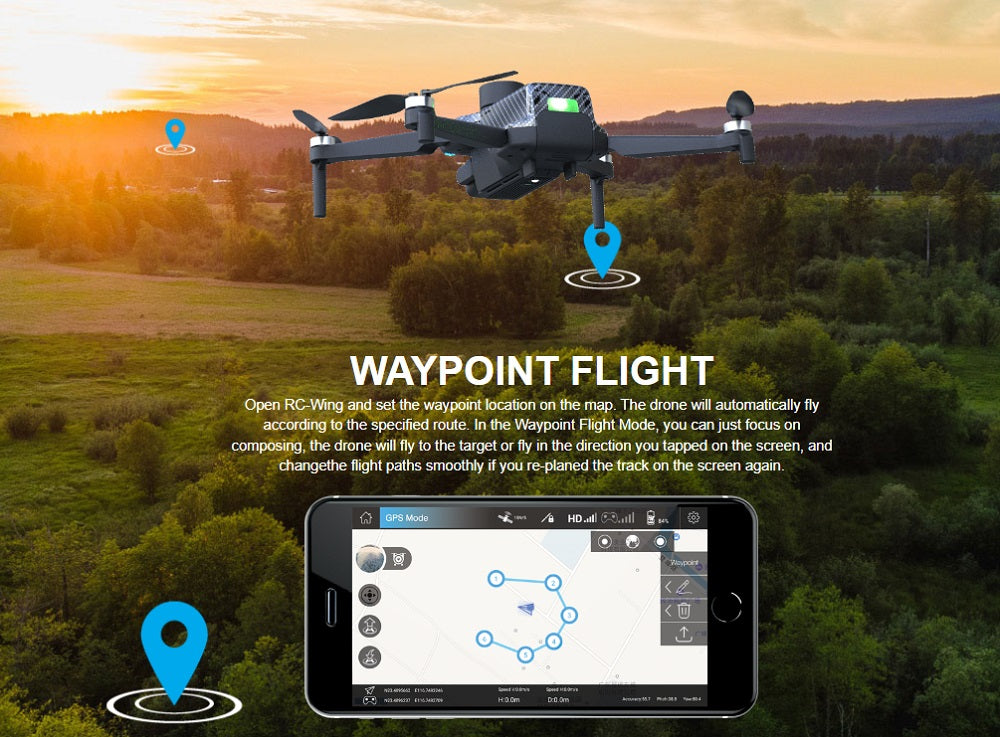 UDI RC Drone FPV Obstacle Avoid Gps Return Home Follow Me UDI-U95