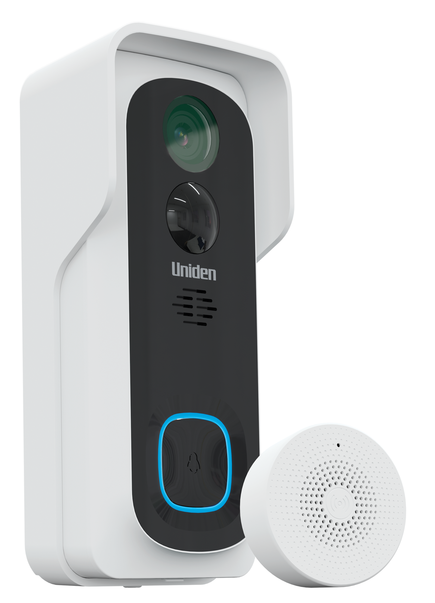Uniden Video Doorbell Wifi 2k Super Hd 2 Way Audio Colour Night Vision SOLOX2KBELL