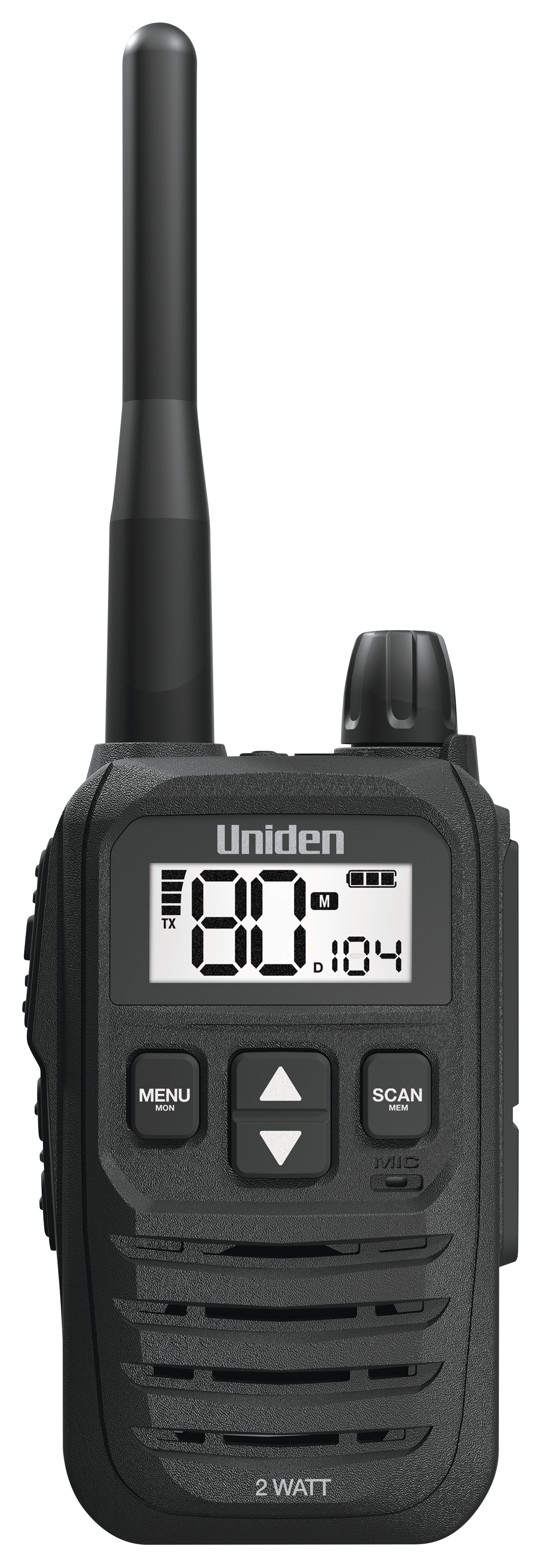 Uniden 80ch 2W Handheld Tradie 2pk UH825-2TP