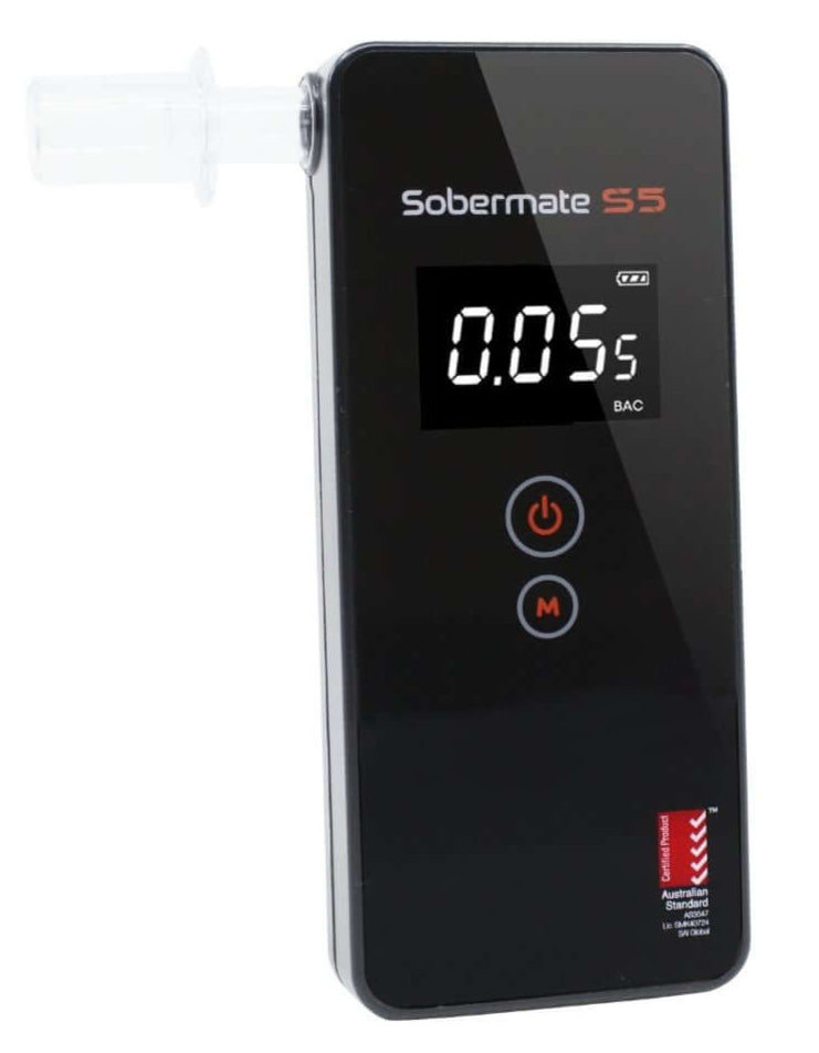 Sobermate Personal Breathalyser Advanced Fuel Cell Sensor 3 Decimal Read SOBERMATES5
