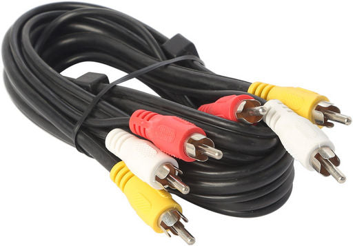 AV Lead 3RCA-3RCA Rg59 1.5m VC50